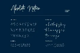 Absolute Nature Handwritten Script Font