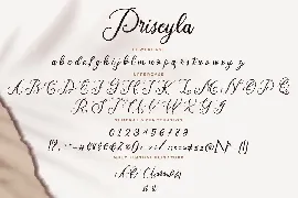 Priscyla Luxury Wedding Font