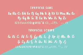 Tropical Island Font Duo