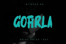 GOFIRLA - Rough Brush Font