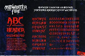 Midwinter Fire: A Gothic Fantasy Font