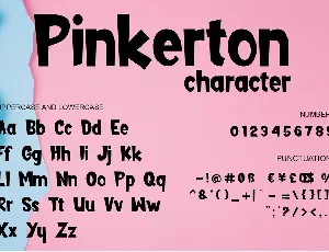 Pinkerton - Playful Decorative font