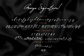 George Signature Wedding Font