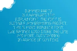 Summer Party font