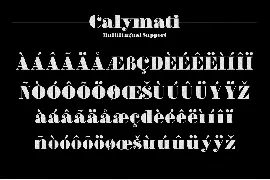 Calymati font