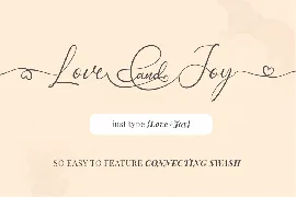 Love and Joy - A Wedding Font