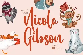 Nicola Gibson | A Modern Script Font