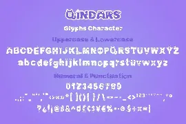 Qindars font