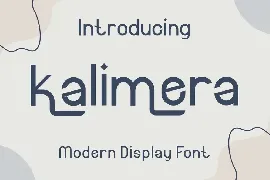 Kalimera Font