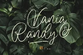 Vania & Randy | A Simply Handwritten Font