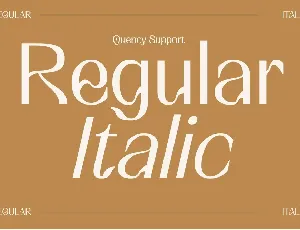 Quency - Quirky Sans Serif font