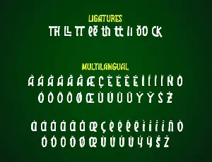 Backeth font