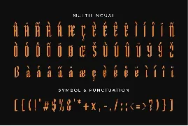 Malegroth font