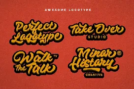 Hazzard - Bold Script Logotype font