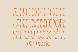 Myrollate Stencil Serif font