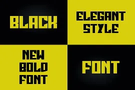 Black Cardner Font