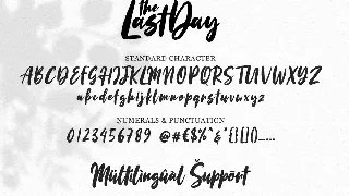 The Last Day font