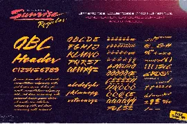 Endless Sunrise - 1980s Inspired Script Font Duo