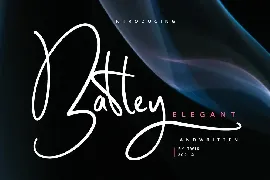 Batley Elegant Handwritten Font