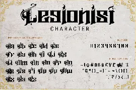 Legionist - Decorative font