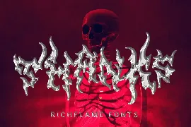 Richflame - Death Metal Fonts