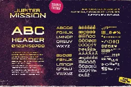 Jupiter Mission: A Science-Fiction Font