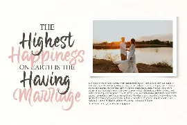 Calligra Marriage font