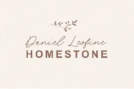 Homestone - Wedding Script Font with Swash