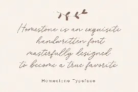 Homestone - Wedding Script Font with Swash