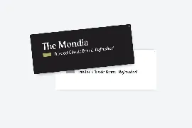 Mondia font