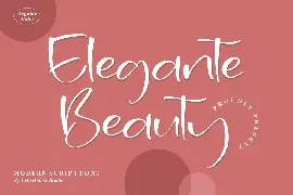 Elegante Beauty Modern Script Font