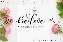 Freelove - Lovely Script Font