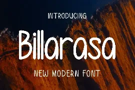 Billarasa font