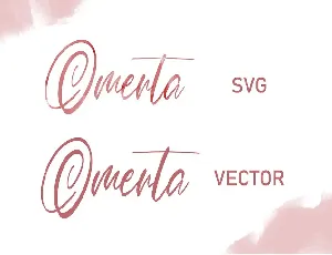 Omerta | Classy SVG Font