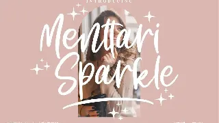 Menttari Sparkle Handwritten font