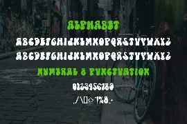 The Alpha - Graffiti Font Style