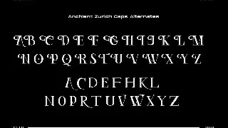 Ancient Zurich - Serif Elegant Font Logotype Brand