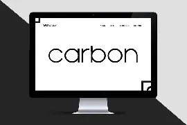 CARBON - Stylish & Modern Display Typeface font