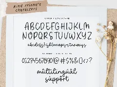 kind friend Script Font