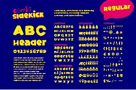 Comic Sidekick: A Screwball Comedy Font Family!