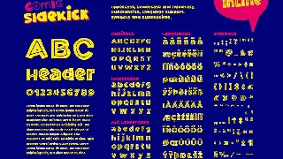 Comic Sidekick: A Screwball Comedy Font Family!