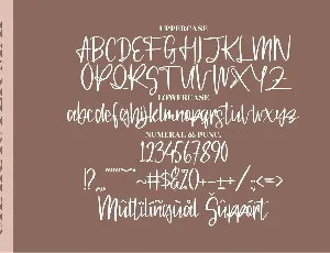 Lightshoot Handwritten font