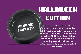 DemonicAntlers - Halloween Display Font