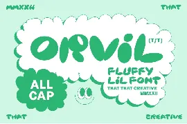 Bubble Logo Font Orvil