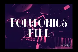 Polyfonics Display Font