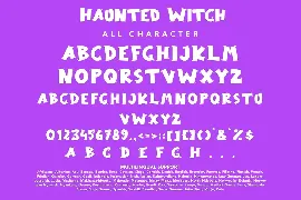 HauntedWitch - Halloween Display Font