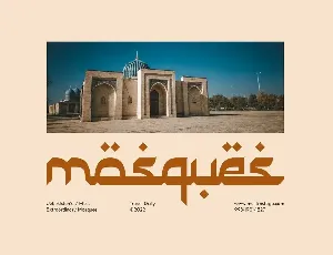 Mubarak - Arabic Display Font