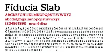 Fiducia font