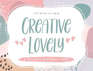 Creative Lovely - Display Font