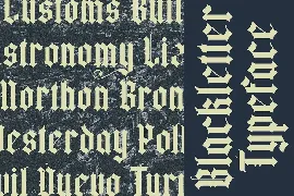 Yugitoy - Blackletter Font